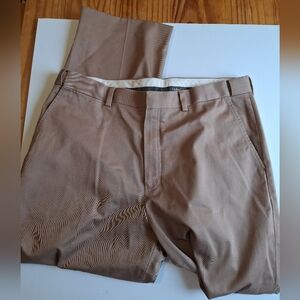 LL Bean Mens Comfort Waist Khaki Cotton 36
